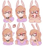  2020 ahegao angry animal_humanoid asinus asinus_humanoid beatrice_wilkins bodily_fluids breasts buckteeth cev cleavage clothed clothing collar confusion donkey drooling equid equid_humanoid equine equine_humanoid eye_roll eyewear female frown glasses humanoid looking_at_viewer looking_pleasured mammal mammal_humanoid pouting saliva smile solo teeth 