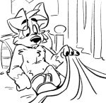  anthro arousal aroused briefs canid canine canis clothing domestic_dog dude erection hi_res male mammal matt matt_riskely monochrome tinydeerguy underwear 