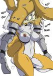  2020 alpha_channel anthro balls belly bodily_fluids breasts canid canine cum cum_in_mouth cum_inside deep_throat digimon digimon_(species) duo female fox fox_mccloud genital_fluids genitals gloves_(marking) male male/female mammal markings navel nintendo nipples oral penis pussy renamon star_fox video_games white_belly yawg 