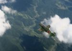  absurdres aircraft airplane cloud grass highres j2m_raiden landscape military motion_blur nature original outdoors propeller road scenery soranokakera01 tree world_war_ii 