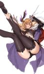  1girl arm_up brown_eyes brown_hair detached_pants from_below gloves granblue_fantasy hair_ornament high_heels highres long_hair looking_at_viewer open_mouth simple_background sketch solo song_(granblue_fantasy) swd3e2 white_background 