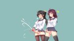  2girls big_tits cum futanari penis stockings wallpaper 