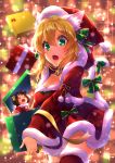  animal_ears christmas cleavage routo_(rot_0) tail thighhighs 