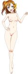  kousaka_honoka love_live! naked nipples pussy transparent_png uncensored vector_trace 