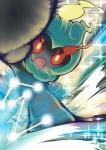  creature gen_7_pokemon marshadow marshadow_(zenith) motion_lines no_humans open_mouth pokemon pokemon_(creature) solo standing yuki_(pixiv16432974) 