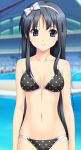  bikini black_hair fukami_nagisa koutaro swimsuit tropical_vacation twinkle 