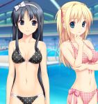  2girls bikini fukami_nagisa kagurazaka_namine koutaro swimsuit tropical_vacation twinkle 