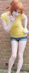  cosplay kasumi_(pokemon) misty orange_hair photo pokemon real togepi 