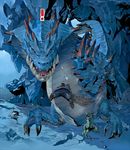  armor bubble dragon lagiacrus ludroth monster monster_hunter monster_hunter_3 no_humans orushibu sword underwater weapon 