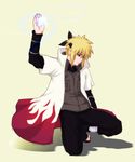  artist_request blonde_hair d-3_(pixiv) male male_focus namikaze_minato naruto nori_(yotaji) 