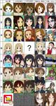  akiyama_mio chart highres hirasawa_ui hirasawa_yui k-on! kindergarten kotobuki_tsumugi manabe_nodoka multiple_girls nakano_azusa tainaka_ritsu translation_request yamanaka_sawako younger 