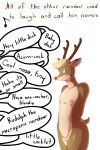  blush capreoline cervid ears_down erection genitals hands_behind_back hi_res humanoid humiliation male mammal micropenis mintyskin nude offscreen_character penis phimosis pivoted_ears reindeer rudolph_the_red_nosed_reindeer small_penis small_penis_humiliation solo uncut 