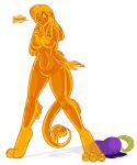  aakashi alpha_channel anthro clothing female goo_creature hat hayati headgear headwear jumpstart_games neopet_(species) neopets nude slime standing staring_down translucent translucent_body video_games zafara_(neopets) 