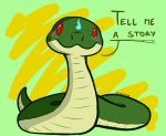  2019 ambiguous_gender blush ducatislo_(artist) english_text feral hi_res invalid_tag juna_(runescape) lol_comments reptile runescape scalie simple_background snake solo text 