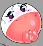  &lt;3 &lt;3_eyes areola bodily_fluids clitoral_hood clitoris electrode_(pok&eacute;mon) exed_eyes eyelashes female genitals low_res nintendo not_furry pok&eacute;mon pok&eacute;mon_(species) puffy_areola pussy solo sphere sweat video_games 