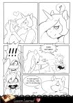  ! &lt;3 2014 ? absurd_res after_sex age_difference anthro blush butt comic equid equine female female/female fluttershy_(mlp) friendship_is_magic hasbro hi_res mammal mature_female monochrome my_little_pony nude older_female princess_celestia_(mlp) pterippus rainbow_dash_(mlp) sleeping sound_effects tsudanym twilight_sparkle_(mlp) wings younger_female zzz 