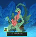  anthro balls digital_media_(artwork) erection genitals grovyle grovyle_the_thief hi_res hikary-starrysky looking_at_viewer male nintendo penis pok&eacute;mon pok&eacute;mon_(species) pok&eacute;mon_mystery_dungeon reptile ribbed_penis scalie solo video_games 