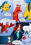  a_new_discovery_for_ariel ariel comic disney dudley flounder palcomix sebastian the_little_mermaid ursula 