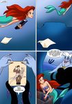  a_new_discovery_for_ariel ariel comic disney dudley flounder palcomix sebastian the_little_mermaid ursula 