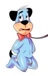  anthro bow_tie canid canine canis domestic_dog genitals hanna-barbera hi_res huckleberry_hound humanoid_genitalia humanoid_penis male mammal nude penis saddle solo the_huckleberry_hound_show uncensored video_games 