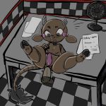  2020 anal anal_penetration animatronic anthro anthro_penetrated blush bovid bovine breasts cattle desk digital_media_(artwork) disembodied_penis duo erection faceless_male featureless_breasts five_nights_at_freddy&#039;s furniture genitals gynomorph gynomorph/male gynomorph_penetrated hi_res hooves horn humanoid_genitalia humanoid_penis intersex intersex/male intersex_penetrated interspecies lying machine male male_penetrating male_penetrating_gynomorph male_penetrating_intersex mammal manitka manitka_(character) motion_lines nude open_mouth penetration penis robot sex solo_focus teeth video_games 
