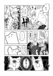  anthro canid canine canis clothed clothing comic felid feline female fur greyscale hair japanese_text kemono male mammal monochrome rolf text translation_request wolf yakantuzura zinovy 