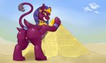  anus butt felid female friendship_is_magic genitals hi_res mammal my_little_pony mythological_sphinx mythology pussy pyramid solo sphinx_(mlp) wispytuft 