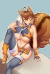  ahoge animal_humanoid big_breasts big_tail blazblue blush bodily_fluids boots bottomwear breast_squish breasts brown_eyes brown_hair cleavage clothed clothing crop_top female fingerless_gloves fluffy fluffy_tail footwear fully_clothed glistening glistening_body glistening_breasts glistening_skin gloves grey_background hair hair_between_eyes handwear hotpants huge_breasts humanoid legwear light_skin looking_at_viewer makoto_nanaya mammal mammal_humanoid midriff navel pincerpencil rodent rodent_humanoid sciurid sciurid_humanoid shirt shorts simple_background sitting small_waist smile solo squirrel_humanoid squish sweat thigh_highs thong tight_clothing topwear towel under_boob underwear video_games 