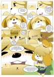  animal_crossing blush canid canine canis cuddling domestic_dog drgnalexia female gentle_giant handjob helpless hi_res isabelle_(animal_crossing) macro male male/female mammal micro nintendo penile rubbing sex shih_tzu shrunken size_difference toy_dog video_games 