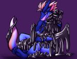  absurd_res animate animate_inanimate anthro cuddling dragon duo hi_res male male/male melting naughtygryph resin_drake rubber teryx 
