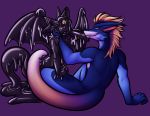  absurd_res animate animate_inanimate anthro dragon duo hi_res male male/male melting naughtygryph resin_drake rubber teryx 