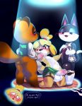  absurd_res animal_crossing anthro balls big_balls big_penis black_body blush bodily_fluids bottomless brown_body brown_fur canid canine canis clothed clothing crossgender cum cum_in_mouth cum_inside cum_on_body cum_on_face cum_on_ground dialogue domestic_cat domestic_dog english_text felid feline felis fellatio ftm_crossgender fur genital_fluids genitals girly group group_sex hair handjob hi_res huge_balls huge_penis humanoid_genitalia humanoid_penis isabelle_(animal_crossing) maehdoggie male male/male mammal nintendo open_mouth oral penile penis punchy_(animal_crossing) raccoon_dog sex shih_tzu smile tanuki text threesome tom_nook_(animal_crossing) toy_dog video_games yellow_body yellow_fur 