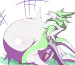  absurd_res anal anal_penetration anthro balls belly belly_expansion big_belly genitals hi_res hose hyper hyper_belly igaguriioi inflation male nul penetration penis sergal solo 