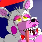  1:1 animatronic bobby2boi canid canine female five_nights_at_freddy&#039;s fox funtime_foxy_(fnaf) funtime_foxy_(fnafsl) looking_pleasured low_res machine mammal robot sister_location solo video_games 
