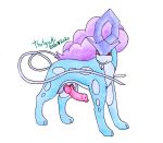 2020 animal_genitalia animal_penis balls canine_penis drawing erection feral genitals hi_res knot legendary_pok&eacute;mon looking_at_viewer male mammal nintendo penis pok&eacute;mon pok&eacute;mon_(species) presenting simple_background solo suicune video_games white_background 