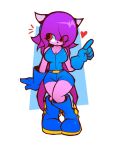  &lt;3 anthro boots breasts cleavage clothed clothing dragon evenytron female footwear freedom_planet fur gloves hair handwear hi_res hybrid mammal purple_body purple_fur purple_hair sash_lilac solo video_games 