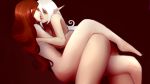  breasts duo elf eye_contact female female/female hair human human_on_humanoid humanoid humanoid_pointy_ears interspecies janna_(lol) katarina_du_couteau_(lol) league_of_legends long_hair looking_at_another mammal mozozenoe not_furry nude riot_games video_games 