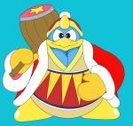  absurd_res avian bird blue_body blue_feathers feathers hi_res king_blue_bird king_dedede kirby_(series) kirby_star_allies male nintendo penguin slightly_chubby solo video_games 