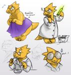  ?! after_shower alphys anthro blush buckteeth claws clothed clothing coat eating embarrassed eyewear female flat_chested food glasses lab_coat looking_at_viewer nervous noodles ramen reptile rotarr scales scalie smile solo standing surprise syringe teeth thick_tail thick_thighs topwear towel towel_only undertale video_games wet wide_eyed wide_hips yellow_body yellow_scales 