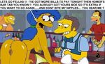  barney_gumble cosmic lenny_leonard marge_simpson moe_szyslak the_simpsons 