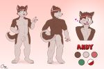  &lt;3 2019 5_fingers accessory andy_(cora) animal_genitalia anthro balls butt canid canine canis character_name domestic_dog fingers fur genitals headband hi_res humanoid_hands husky male mammal model_sheet monotone_balls monotone_genitals monotone_sheath navel nordic_sled_dog one_eye_closed onykr open_mouth pink_tongue red_headband sheath spitz tongue two_tone_headband white_headband wink 
