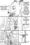  ... 2017 canid canine clothed clothing comic dialogue disney door edit english_text fox fully_clothed furniture hard_translated hi_res inside mammal monochrome nick_wilde red_fox sofa speech_bubble srmy_nkjd7 text towel translated zootopia 