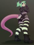  anthro butt_pose clothed clothing female footwear hi_res low-angle_view mammal marsupial missy_(artist) phalangeriform pose shoes solo standing torn_clothing 