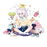  benghuai_xueyuan chibi cream hbb honkai_impact kiana_kaslana raiden_mei skirt_lift theresa_apocalypse 