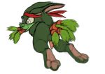  anthro epic_games jazz_jackrabbit jazz_jackrabbit_(series) lagomorph leporid male mammal rabbit solo unknown_artist video_games 