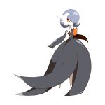  alternate_color artsy-rc full_body gardevoir gen_3_pokemon highres looking_at_viewer no_humans orange_eyes pokemon pokemon_(creature) shiny_pokemon simple_background standing white_background 