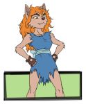  anthro canid canine clothing draw-fiend female ghoul_school hanna-barbera mammal scooby-doo_(series) solo torn_clothing were werecanid werecanine werewolf winnie_werewolf_(ghoul_school) 