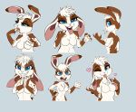  &lt;3 2017 anthro blue_eyes bodily_fluids breasts brown_body brown_fur buckteeth duo ears_down ears_up featureless_breasts female female_pred fur grin head_tuft lagomorph leporid lily_(ralenfox) mammal micro mouse murid murine nude one_eye_closed open_mouth open_smile oral_vore pivoted_ears rabbit rodent skeleion smile sweat sweatdrop teeth tongue tongue_out tuft vore white_body white_fur wink 
