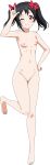  breasts love_live! naked nipples pussy transparent_png uncensored vector_trace yazawa_nico 