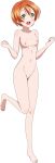  breasts hoshizora_rin love_live! naked nipples pussy transparent_png uncensored vector_trace 